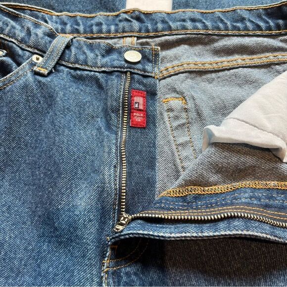 Ralph Lauren Women's Polo Saturday Jeans Blue Denim Size 10X31 - Picture 3 of 10